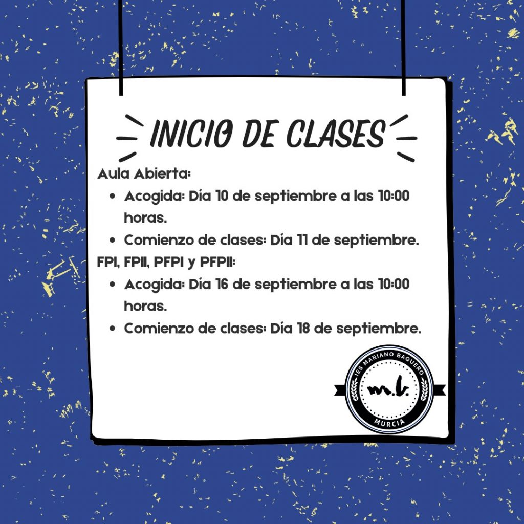 inicio de clases